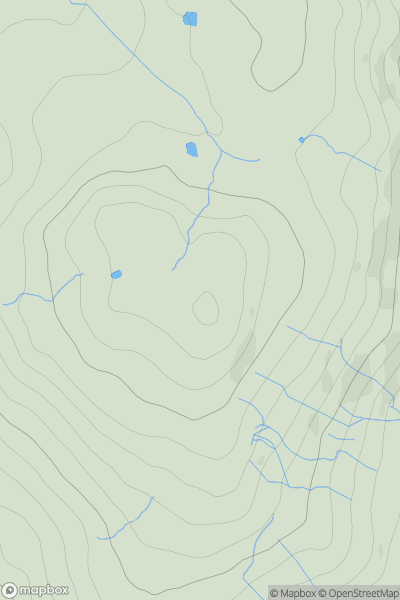 Thumbnail image for Scout Hill [Lake District S] showing contour plot for surrounding peak